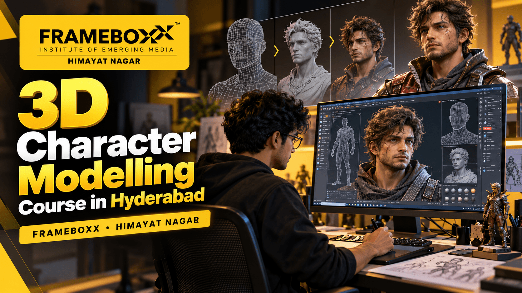 3D Character Modelling Course in Hyderabad